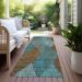Addison Rugs Chantille Teal 2'3" x 7'6" Runner Room Scene