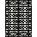 Addison Rugs Chantille Black 5'0" x 7'6" Collection