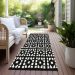 Addison Rugs Chantille Black 2'3" x 7'6" Runner Room Scene