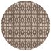 Addison Rugs Chantille Brown 8'0" x 8'0" Round Collection