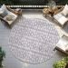 Addison Rugs Chantille Lavender 8'0" x 8'0" Round Room Scene