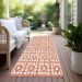 Addison Rugs Chantille Salmon 2'3" x 7'6" Runner Room Scene