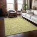 Addison Rugs Chantille Yellow 2'6" x 3'10" Room Scene