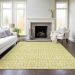 Addison Rugs Chantille Yellow 2'6" x 3'10" Room Scene