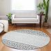 Addison Rugs Chantille Gray 8'0" x 8'0" Round Room Scene