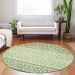 Addison Rugs Chantille Green 8'0" x 8'0" Round Room Scene