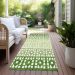 Addison Rugs Chantille Green 2'3" x 7'6" Runner Room Scene