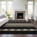 Addison Rugs Chantille Black 8'0" x 10'0" Room Scene
