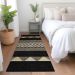 Addison Rugs Chantille Black 2'3" x 7'6" Runner Room Scene