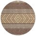 Addison Rugs Chantille Brown 8'0" x 8'0" Round Collection