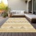 Addison Rugs Chantille Gold 2'6" x 3'10" Room Scene