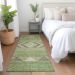 Addison Rugs Chantille Green 2'3" x 7'6" Runner Room Scene