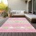 Addison Rugs Chantille Pink 8'0" x 10'0" Room Scene