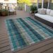 Addison Rugs Chantille Teal 2'6" x 3'10" Room Scene