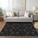 Addison Rugs Chantille Black 5'0" x 7'6" Room Scene