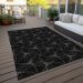 Addison Rugs Chantille Black 5'0" x 7'6" Room Scene