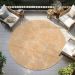 Addison Rugs Chantille Peach 8'0" x 8'0" Round Room Scene