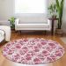 Addison Rugs Chantille Blush 8'0" x 8'0" Round Room Scene