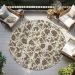 Addison Rugs Chantille Brown 8'0" x 8'0" Round Room Scene