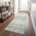Addison Rugs Chantille Green 2'3" x 7'6" Runner Room Scene