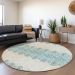 Addison Rugs Chantille Teal 8'0" x 8'0" Round Room Scene