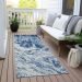 Addison Rugs Chantille Navy 2'3" x 7'6" Runner Room Scene