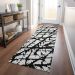 Addison Rugs Chantille Black 2'3" x 7'6" Runner Room Scene