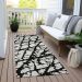 Addison Rugs Chantille Black 2'3" x 7'6" Runner Room Scene