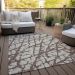 Addison Rugs Chantille Brown 8'0" x 10'0" Room Scene
