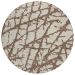 Addison Rugs Chantille Brown 8'0" x 8'0" Round Collection