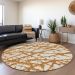 Addison Rugs Chantille Copper 8'0" x 8'0" Round Room Scene