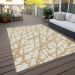 Addison Rugs Chantille Gold 2'6" x 3'10" Room Scene
