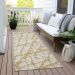 Addison Rugs Chantille Gold 2'3" x 7'6" Runner Room Scene