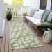 Addison Rugs Chantille Green 2'3" x 7'6" Runner Room Scene