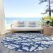 Addison Rugs Chantille Navy 8'0" x 8'0" Round Room Scene