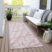 Addison Rugs Chantille Pink 2'3" x 7'6" Runner Room Scene