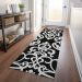 Addison Rugs Chantille Black 2'3" x 7'6" Runner Room Scene