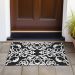 Addison Rugs Chantille Black 1'8" x 2'6" Room Scene