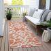 Addison Rugs Chantille Coral 2'3" x 7'6" Runner Room Scene
