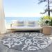 Addison Rugs Chantille Gray 8'0" x 8'0" Round Room Scene