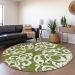 Addison Rugs Chantille Green 8'0" x 8'0" Round Room Scene