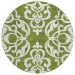 Addison Rugs Chantille Green 8'0" x 8'0" Round Collection