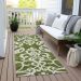 Addison Rugs Chantille Green 2'3" x 7'6" Runner Room Scene