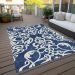 Addison Rugs Chantille Navy 2'6" x 3'10" Room Scene