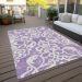 Addison Rugs Chantille Purple 2'6" x 3'10" Room Scene