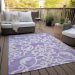 Addison Rugs Chantille Purple 2'6" x 3'10" Room Scene