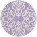 Addison Rugs Chantille Purple 8'0" x 8'0" Round Collection
