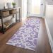 Addison Rugs Chantille Purple 2'3" x 7'6" Runner Room Scene