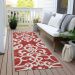 Addison Rugs Chantille Red 2'3" x 7'6" Runner Room Scene