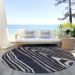Addison Rugs Chantille Black 8'0" x 8'0" Round Room Scene